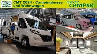 Campingbusse und Wohnwagen - Messerundgang CMT 2024 - Clever Campen