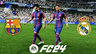 FC Barcelona vs Real Madrid - EL CLASICO | EA FC 24 | PS5 4K GAMEPLAY