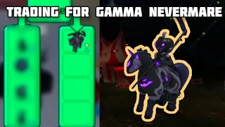 TRADING FOR A GAMMA NEVERMARE | Loomian Legacy Trading