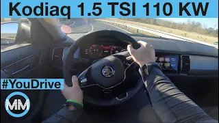 Skoda Kodiaq 1.5 TSI (110 kW) POV Test Drive + Acceleration 0-200 km/h