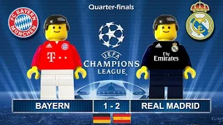 Bayern vs Real Madrid 1-2 • Champions League 2017 (12/04/2017) goals highlights Lego Football