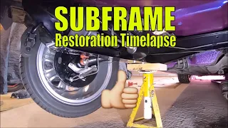 Rear Subframe Restoration Timelapse - Classic Mini Workshop