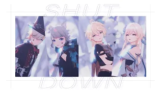 【Genshin Impact MMD / 原神MMD】Shut Down | Lyney/Lynette/Lumine/Aether