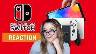 My reaction to the Nintendo Switch OLED Model Official Announcement Trailer | GAMEDAME REACTS
