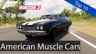 Forza Horizon 3: Top 10 - American Muscle Cars