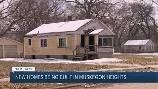 New homes being built in Muskegon Heights