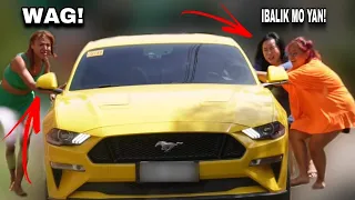 NAKAW MUSTANG "PUBLIC PRANK" | Grabe kaba ng Team Hamloy