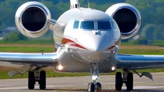 Gulfstream G650 N521HN Take-Off at Bern