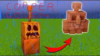 How to spawn a copper golem in Minecraft pe & java[no mods]!