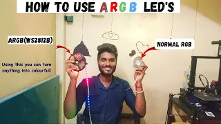 Ultimate Guide: How to Use ARGB LED Strips(Ws2812b)Like a Pro in தமிழ்