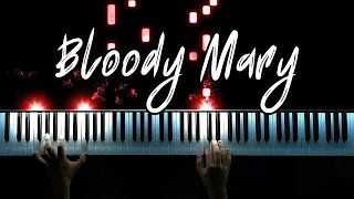 Lady Gaga - Bloody Mary (Piano Tutorial) - Cover