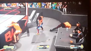 WWE 2k22 S3 E35-(RAW) AJ Styles vs Riddle vs Kane '08