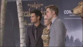 Twilight: Breaking Dawn p2 German Premiere, Robert Pattinson, Kristen Stewart and Taylor Lautner