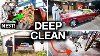 MOST DISGUSTING CAR EVER! First Wash in 27 Years on Gross Lincoln Continental Surprise Reveal