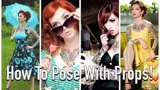 How to be a Pinup Model: Posing with Props! by CHERRY DOLLFACE