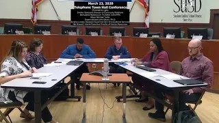 Stockton Unified Telephone Town Hall Meeting - March 23, 2020