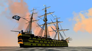 The Pirate: Caribbean Hunt - Port Plundering Gameplay ⚓ with HMS VICTORY 🇬🇧 🏴‍☠️