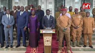 Discours du président Bassirou Diomaye Faye en visite au Burkina Faso