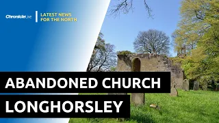 The abandoned church of St Helen's, Northumberland