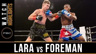 Lara vs Foreman HIGHLIGHTS: January 13, 2017 - PBC on Spike