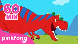 Tyrannosaurus dan dinosaurus lain-lain | Lagu Dinosaurus | Lagu Anak | Pinkfong dan Baby Shark