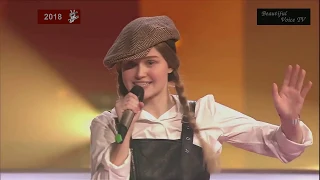 'За окошком месяц май'. Rutger/Daria/Zahar. The Voice Kids Russia 2018.