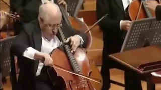 Dvořák Cello Concerto in B minor : Mstislav Rostropovich (cello) & Seiji Ozawa / Live.