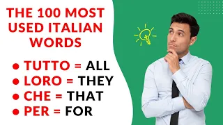 100 Italian Words for Everyday Life | learn Italian #italian #learn_italian