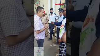 Assam cop gets into heated argument with senior over parking