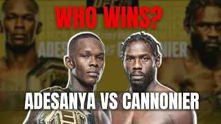 ISRAEL ADESANYA VS JARED CANNONIER: WHO WINS? UFC 276 STYLEBENDER TITLE DEFENCE VS THE KILLA GORILLA