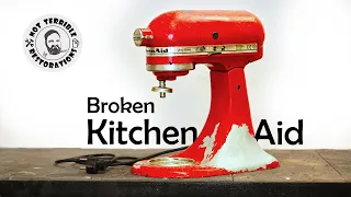 BEST birthday present I've ever made  - Restoration of a broken KitchenAid