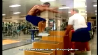 Dwayne " The Rock" Johnson & Brock Lesnar Training