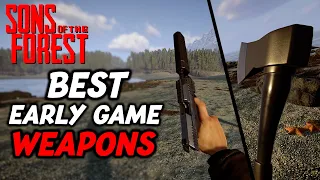 Sons Of The Forest | Best Early Game Weapons And How To Get Them