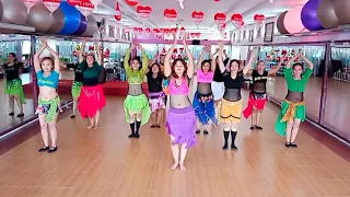 Boss ala el halawa - Bellydance Easy Choreography by Santistudio