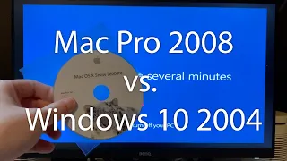 Installing Windows 10 Pro 2004 - On a 2008 Mac Pro