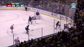 Vladimir Tarasenko 2nd NHL goal 19 Jan 2013 St. Louis Blues vs Detroit Redwings, Hockey