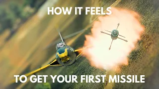 How it FEELS to get your first missile (War Thunder)