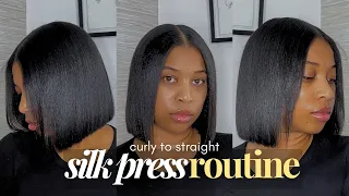 Get The PERFECT Silk Press At Home On Natural Hair | Pro Tips REVEALED + Salon-Like Results