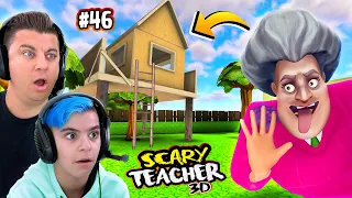 WE MADE HELLO NEIGHBORS SISTER A TREE HOUSE! Scary Teacher 3D