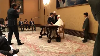 I bambini di Monreale chiedono a Papa Francesco