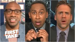 Stephen A. walks off after Jay Williams’ & Max’s BLASPHEMOUS NBA takes | First Take