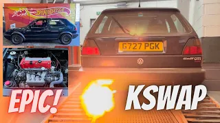 KSWAP MK2 GOLF GTI - Honda Power!