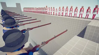 50x MUSKETEERS vs 50x UNITS | Totally Accurate Battle Simulator TABS