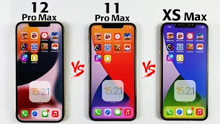 iPhone 12 Pro Max vs 11 Pro Max vs XS Max in 2022 - SPEED TEST!