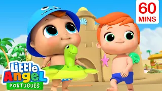 Canção de natação do Bebê João! | Músicas Infantis em Português 🎵 | Little Angel Brasil