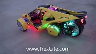 T-rex RR Yellow SuperFly - TrexCite Celebrity Build www.TrexCite.com