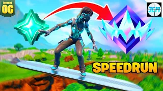 Platinum to Unreal SPEEDRUN.. (OG Fortnite)