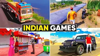 TOP 5 INDIAN GAMES FOR ANDROID! HIGH GRAPHICS OPEN WORLD GAMES FOR ANDROID/BEST MADE IN INDIA GAMES