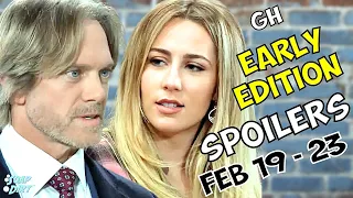 General Hospital Early Weekly Spoilers Feb 19 - 23: Joss Rages & Jagger Aims! #gh #generalhospital