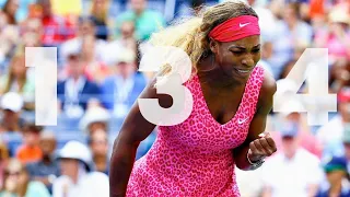 All 134 Winners By Serena At 2014 US Open | SERENA WILLIAMS FANS